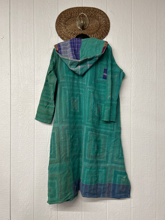 Fine Kantha Rising Sun Coat 1125 213