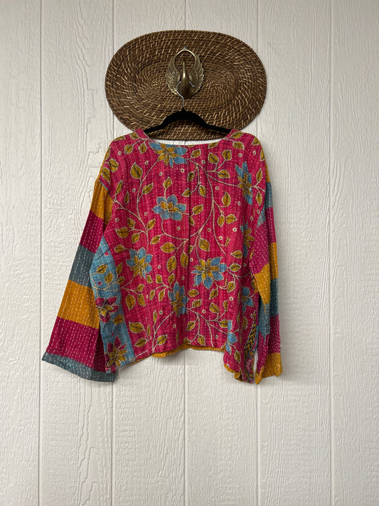 Pareo Kantha Wanderer Pocket Crop Top 0226 115