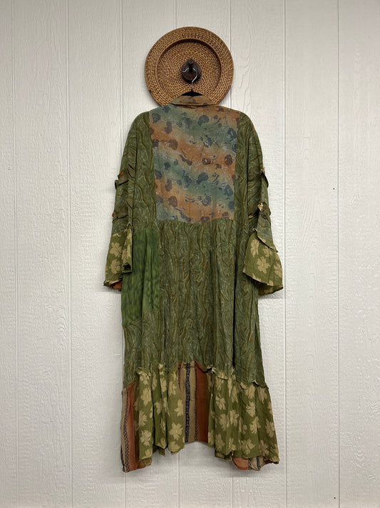 Crepe Sari Rhiannon Duster Dress 0226 173