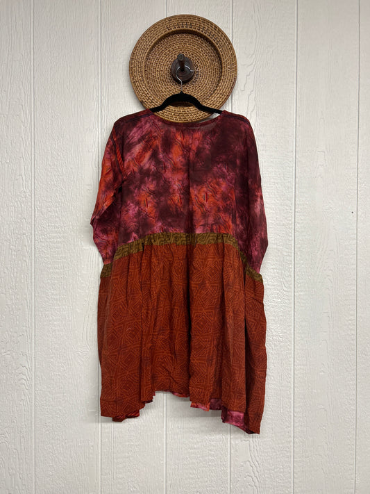 Crepe Sari Daydreamer Button Down Mini 0426 152