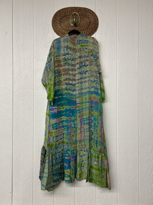 Crepe Sari Dahlia Duster Dress 0326 258