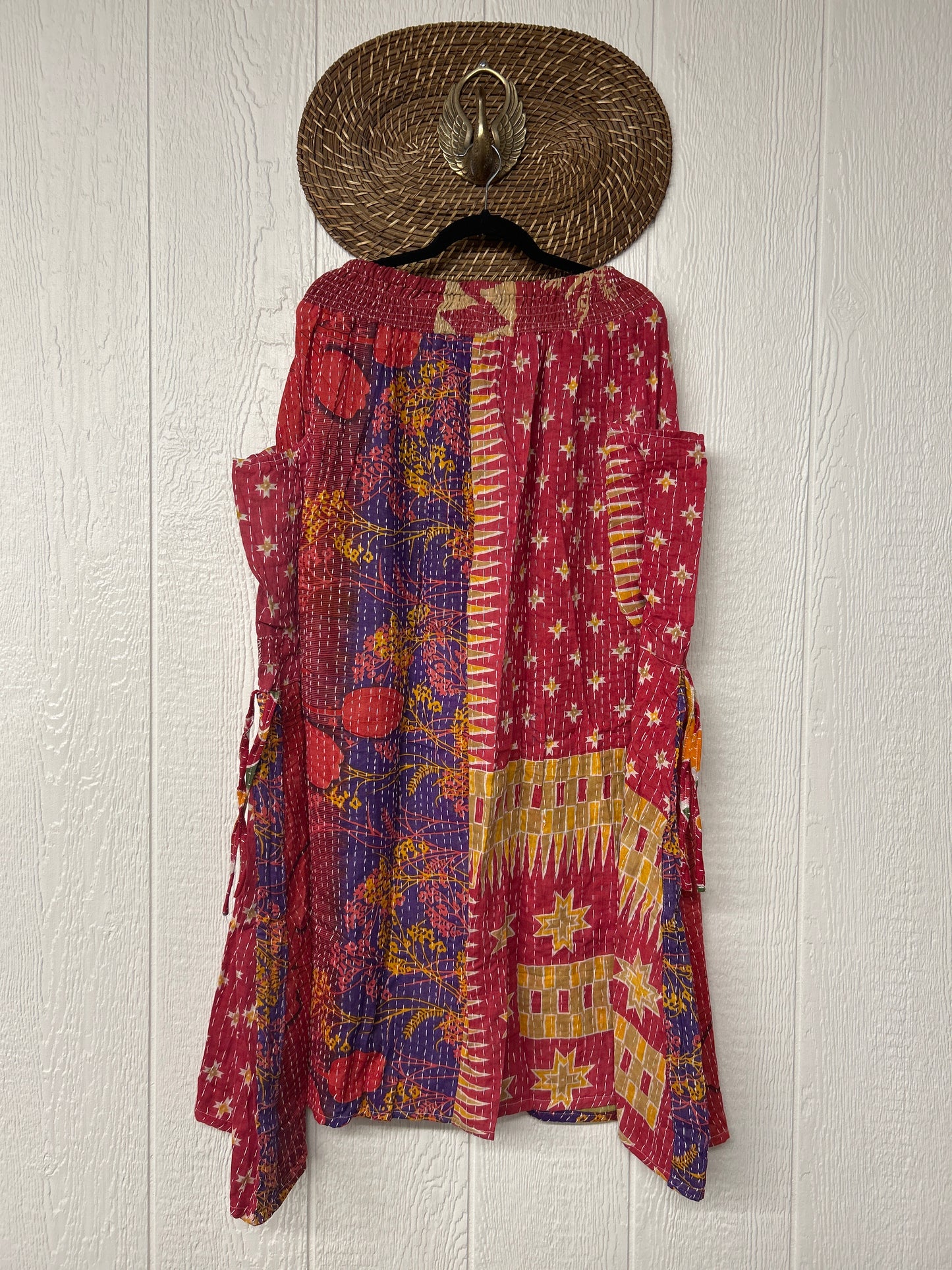 Pareo Kantha Butterfly Cargo Skirt 0426 130