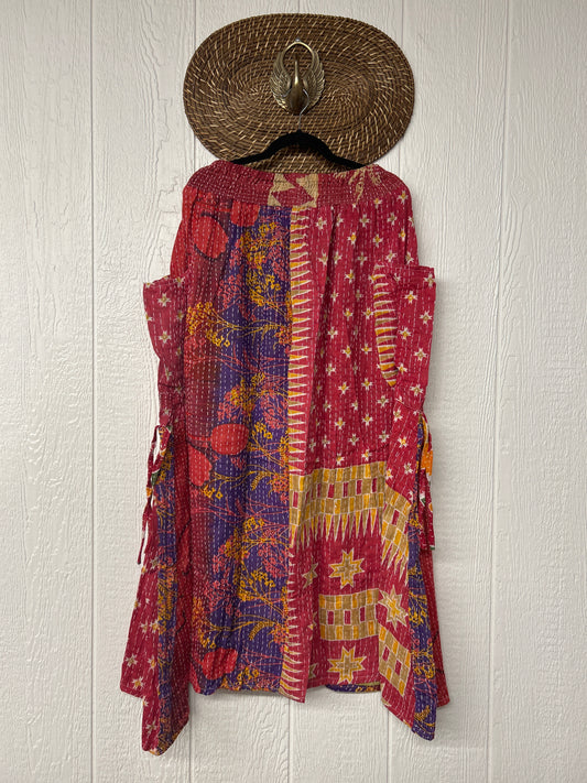 Pareo Kantha Butterfly Cargo Skirt 0426 130
