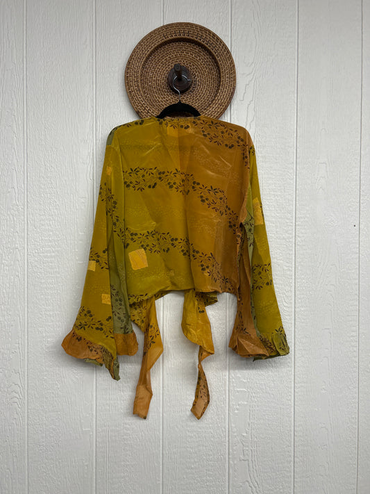 Crepe Sari Zeppelin Crop Shrug 0426 262