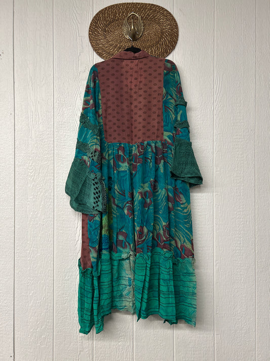 Crepe Sari Rhiannon Duster Dress 0226 123