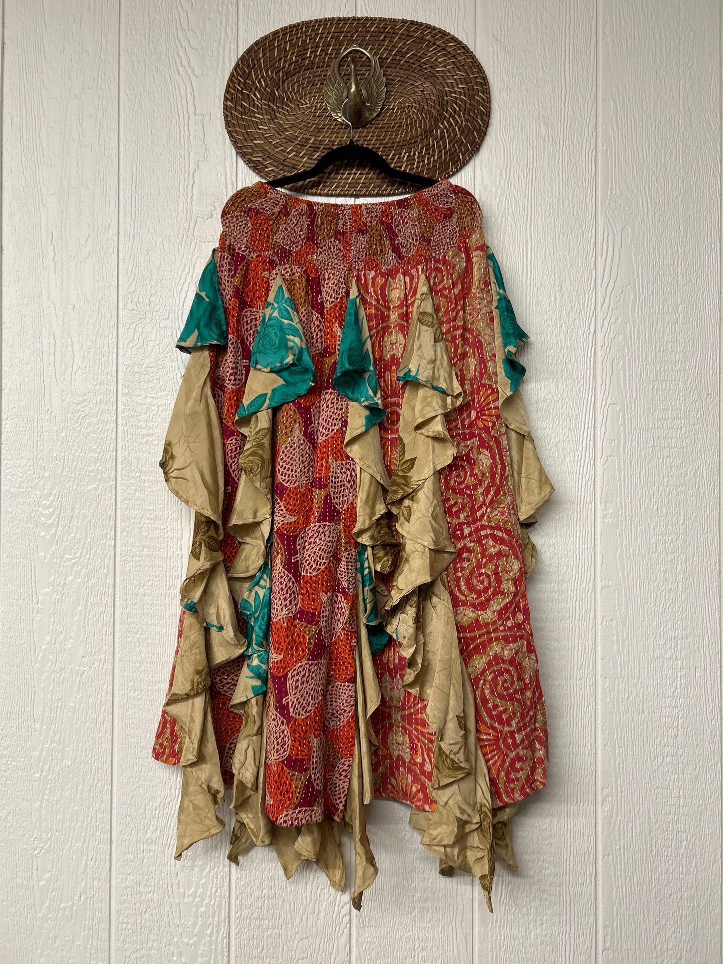 Pareo Kantha Willow Maxi Skirt 0826 152