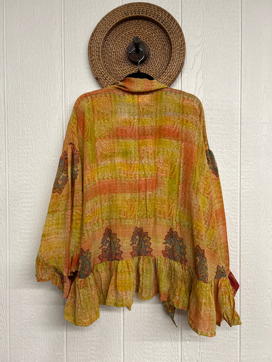 Crepe Sari Wild Rose Top 1225 116