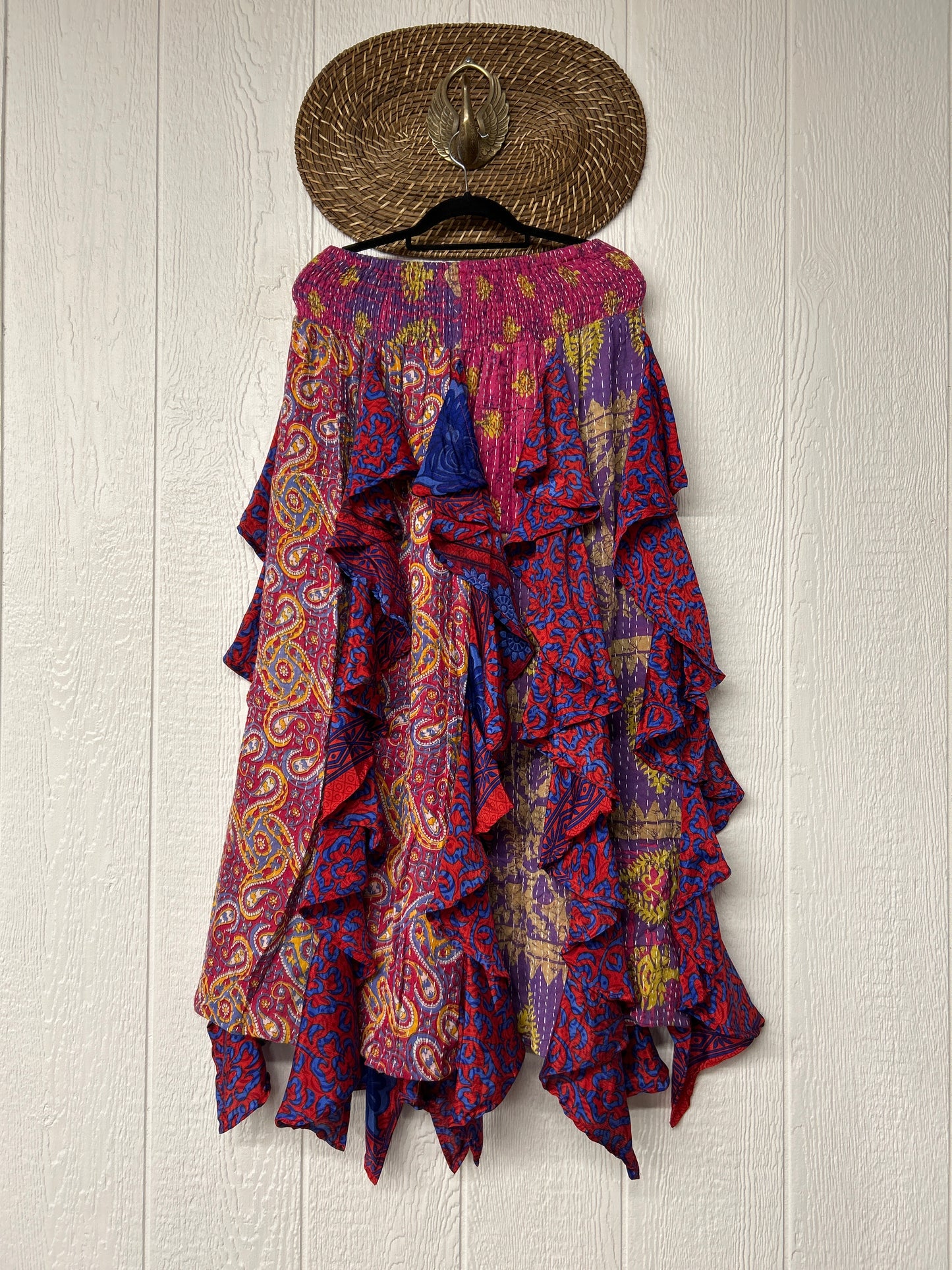 Pareo Kantha Willow Maxi Skirt 0826 246