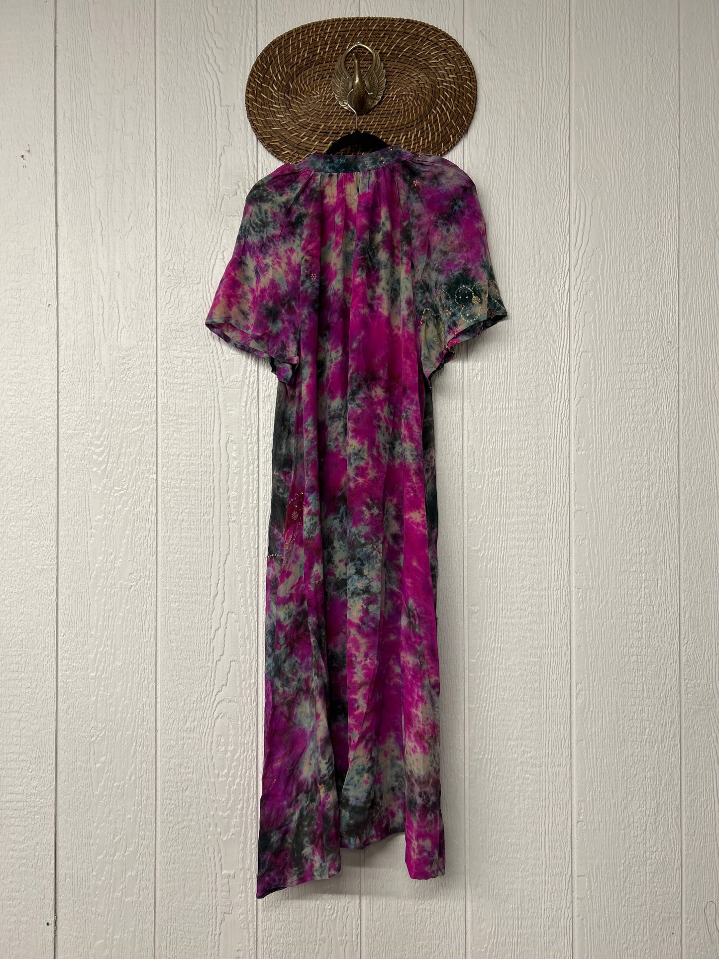 Crepe Sari Summer Woodstock Duster 0626 246