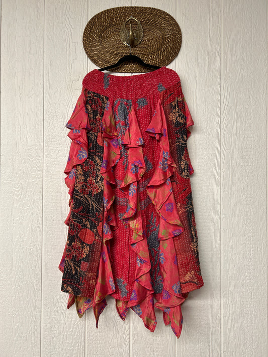 Pareo Kantha Willow Maxi Skirt 0826 259
