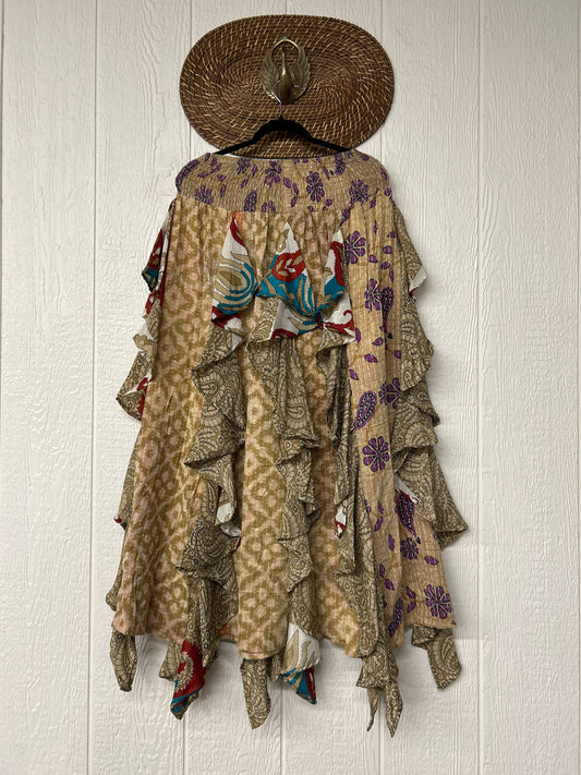 Pareo Kantha Willow Maxi Skirt 0826 258