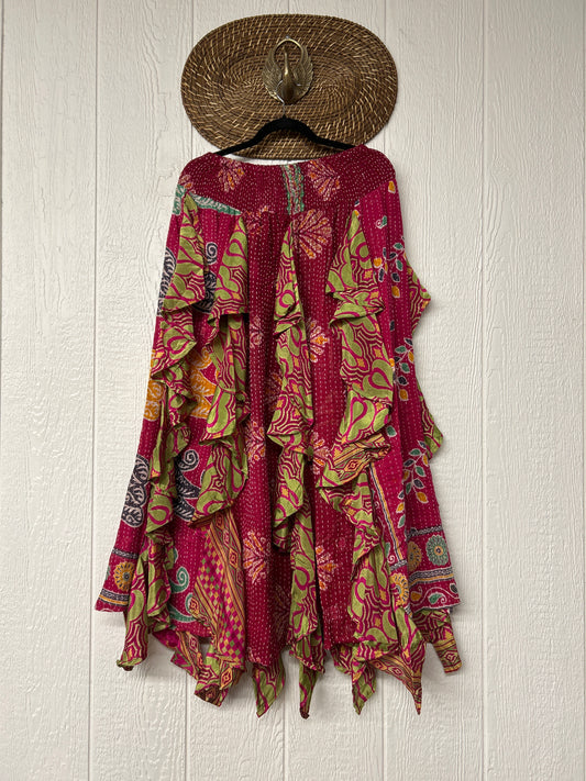 Pareo Kantha Willow Maxi Skirt 0826 266
