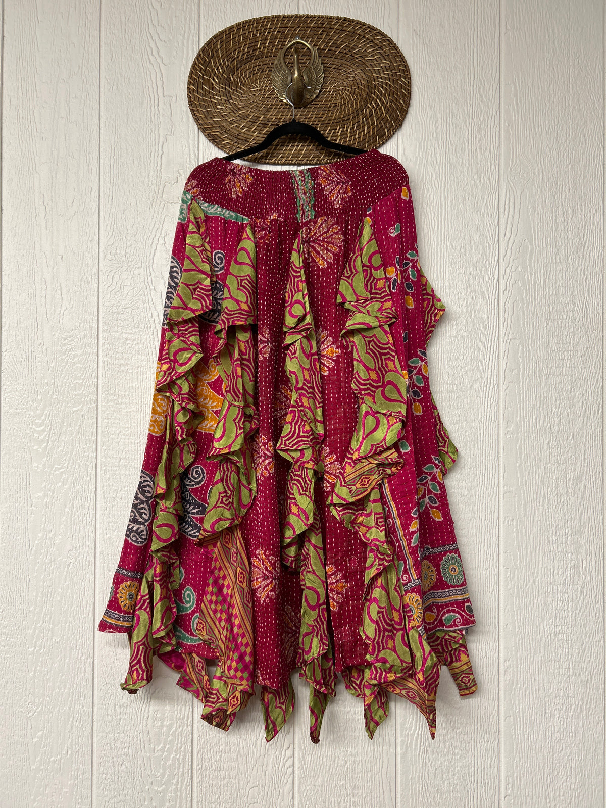 Pareo Kantha Willow Maxi Skirt 0826 266