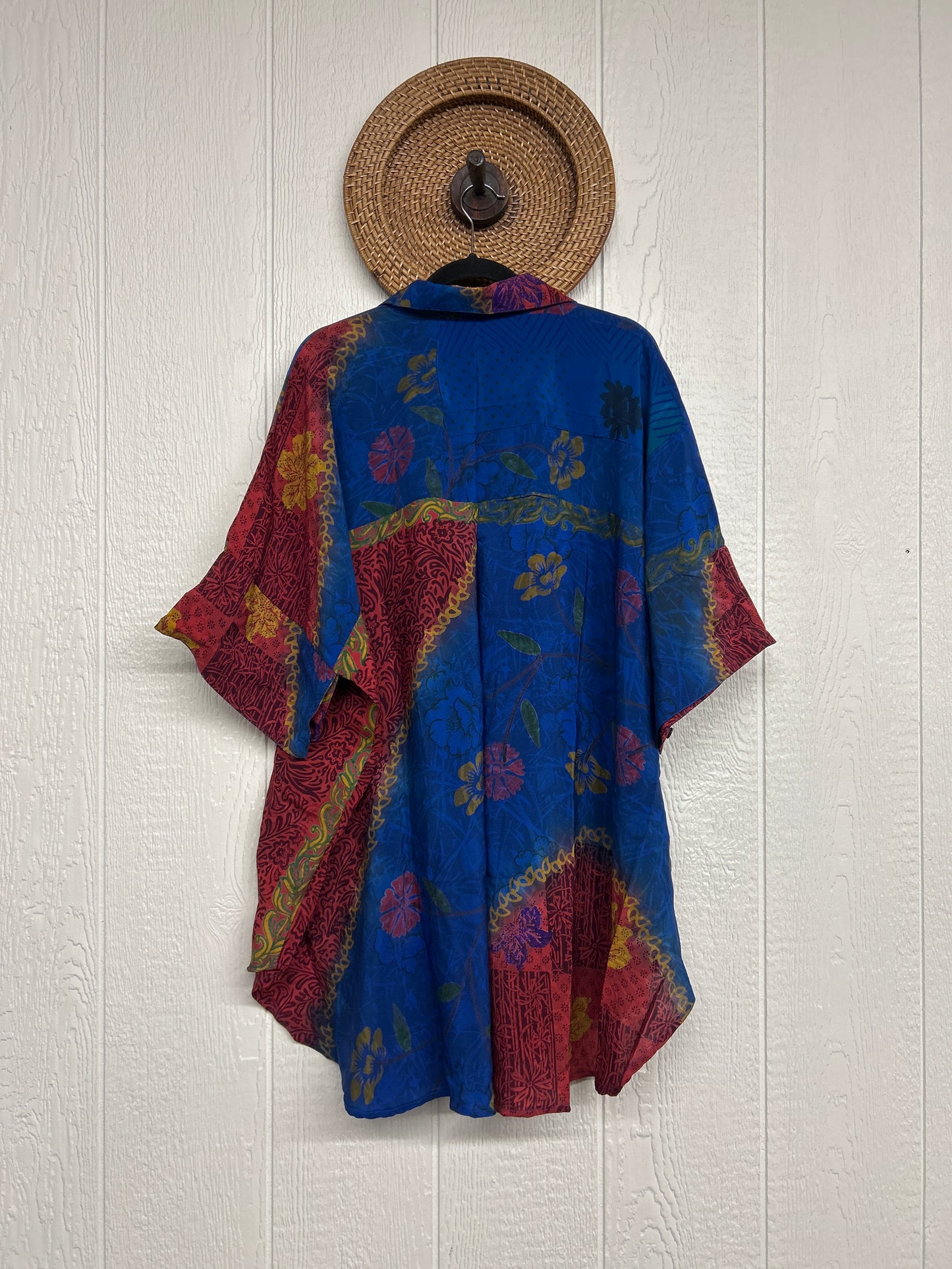 Crepe Sari Free To Be Button Down 0626 141