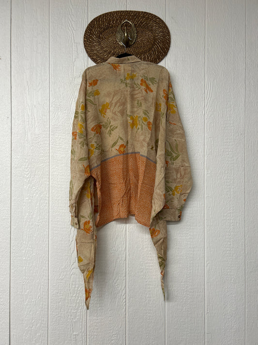 Crepe Sari Nirvana Button Down 1125 130