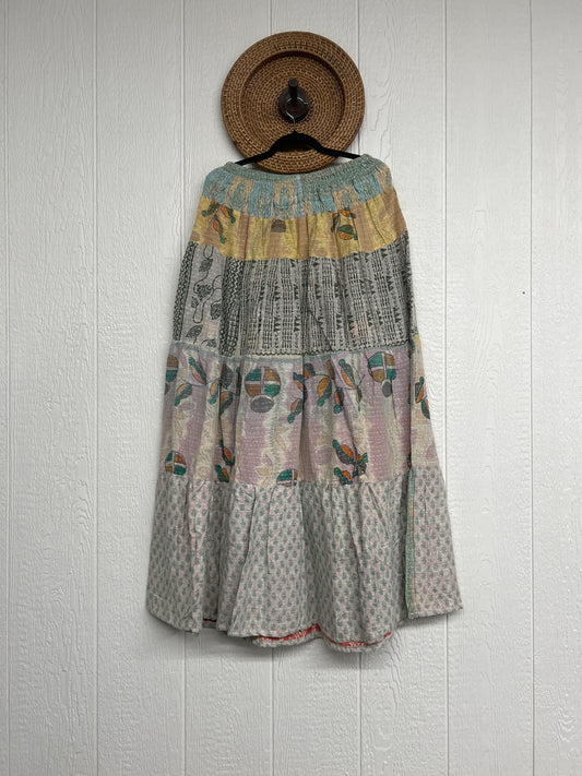 Pareo Kantha Lotus Maxi Skirt 0826 244