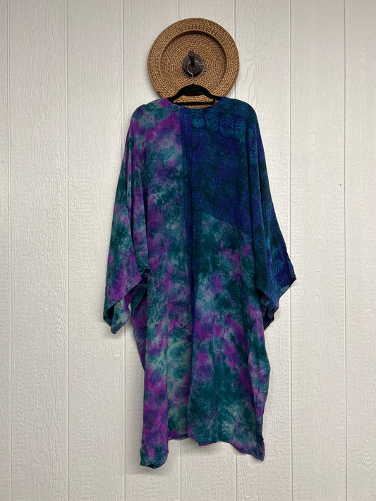RETAIL Crepe Sari Gaia Duster Dress 0426 074