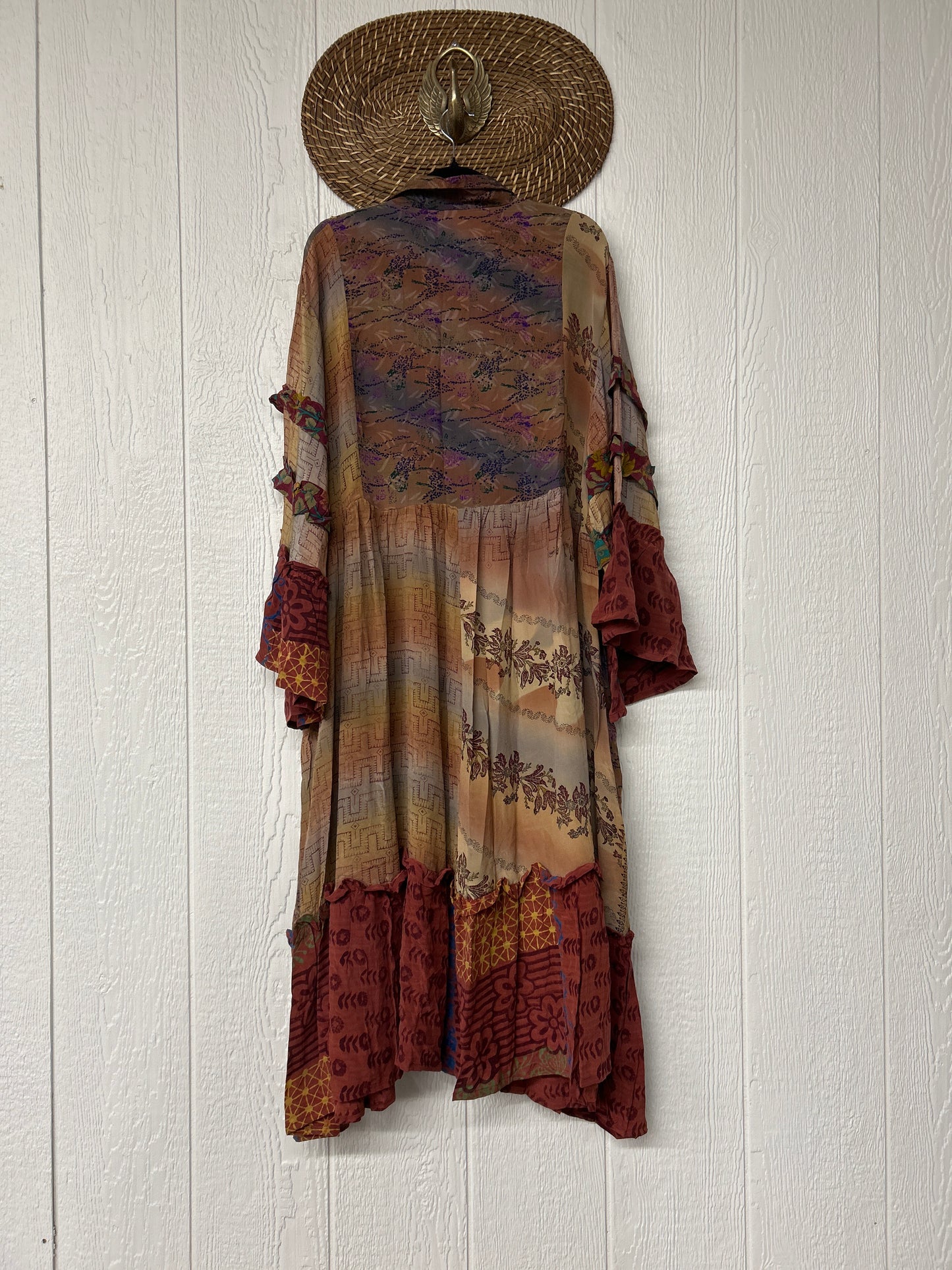 Crepe Sari Rhiannon Duster Dress 0226 277