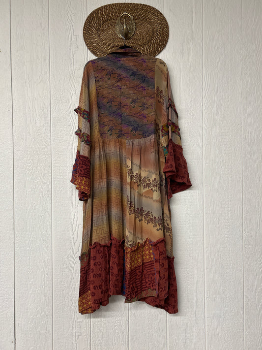 Crepe Sari Rhiannon Duster Dress 0226 277