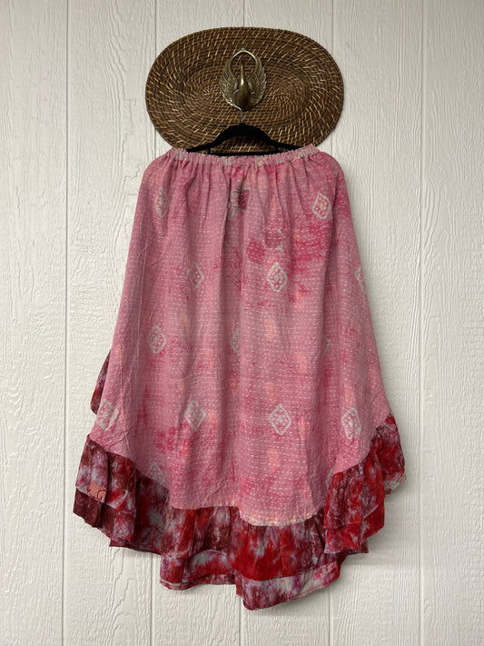 Pareo Kantha Wild Rose Skirt 0426 103