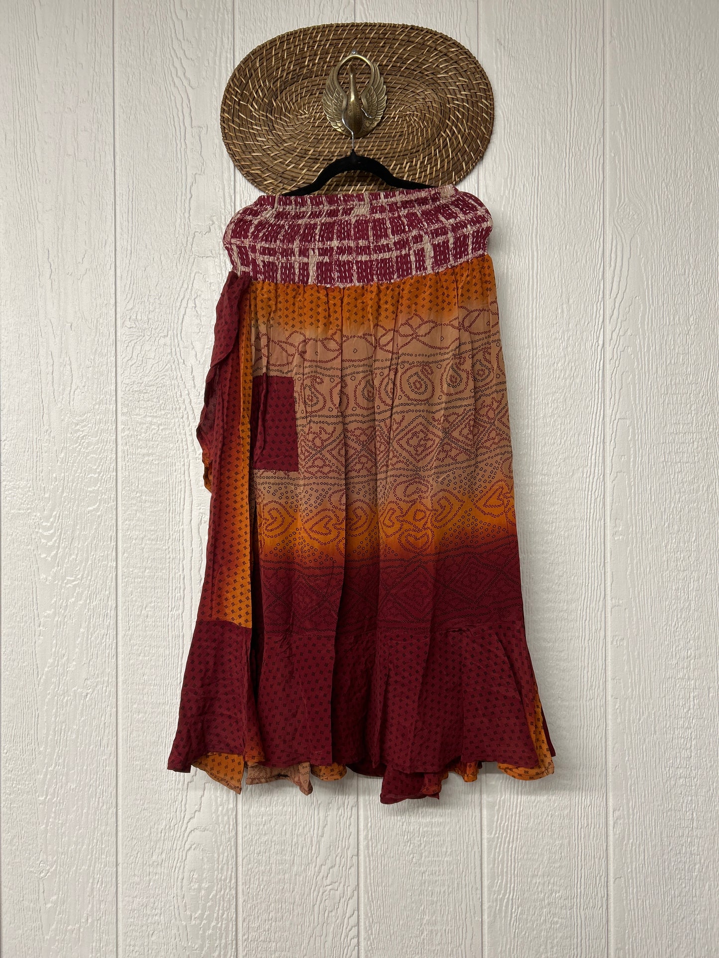 Crepe Sari Inner Peace Wrap Skirt 0626 215