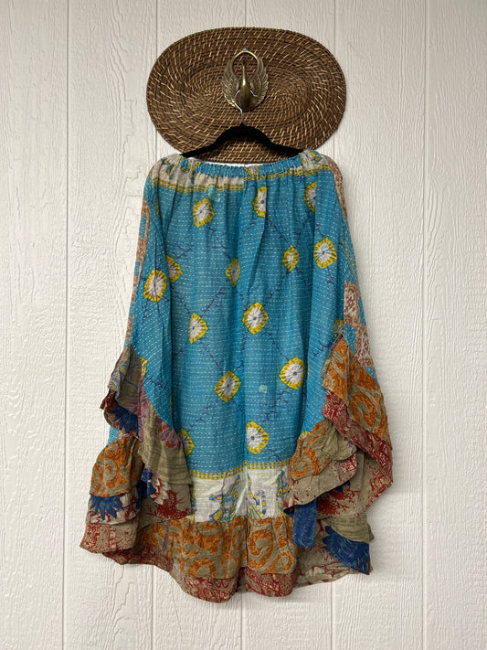 Pareo Kantha Wild Rose Skirt 0426 198