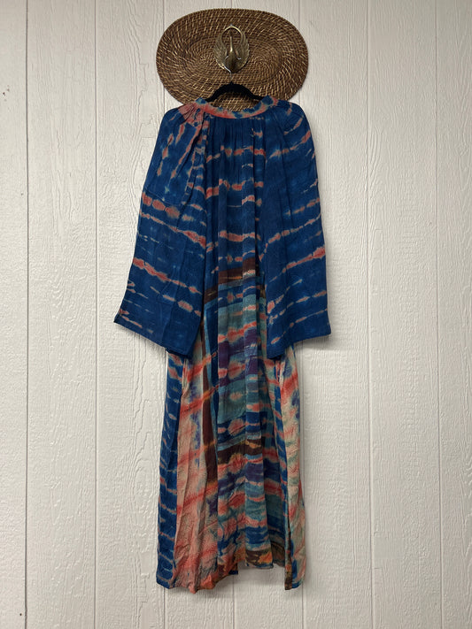 Crepe Sari Woodstock Duster Dress 0226 027