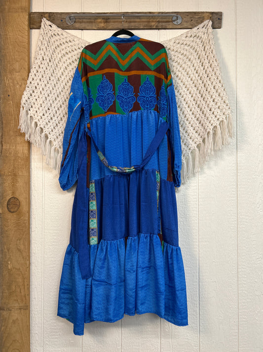 Rasgulla Sari Luminous Maxi Dress 0226 268