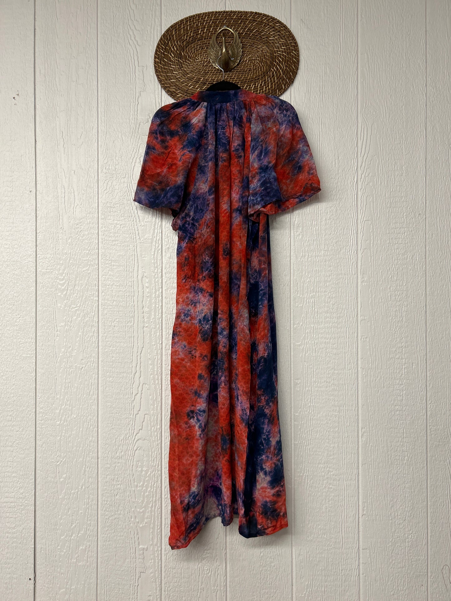 Crepe Sari Summer Woodstock Duster 0626 248