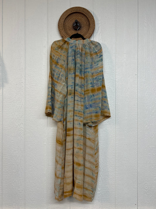 Crepe Sari Woodstock Duster Dress 0226 190