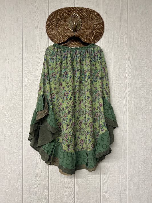 Crepe Wild Rose Skirt 1025 229