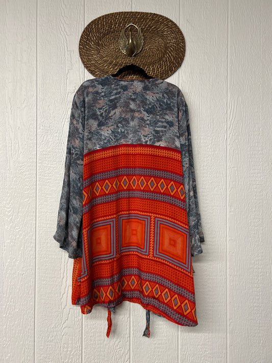 Rasgulla Sari Shortie Spellbound Kimono 0226 082