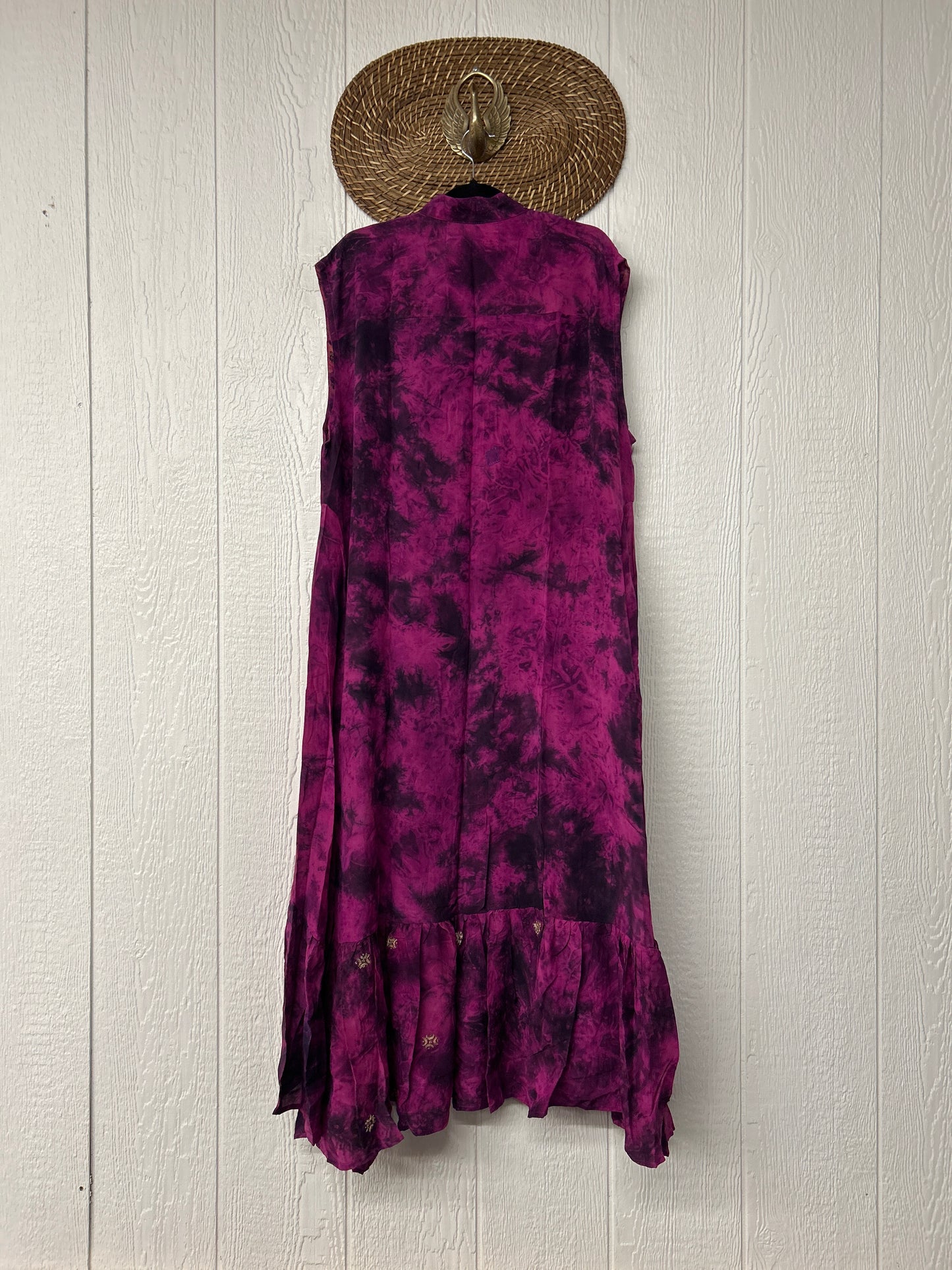 Crepe Sari Summer Dahlia Duster 0726 087