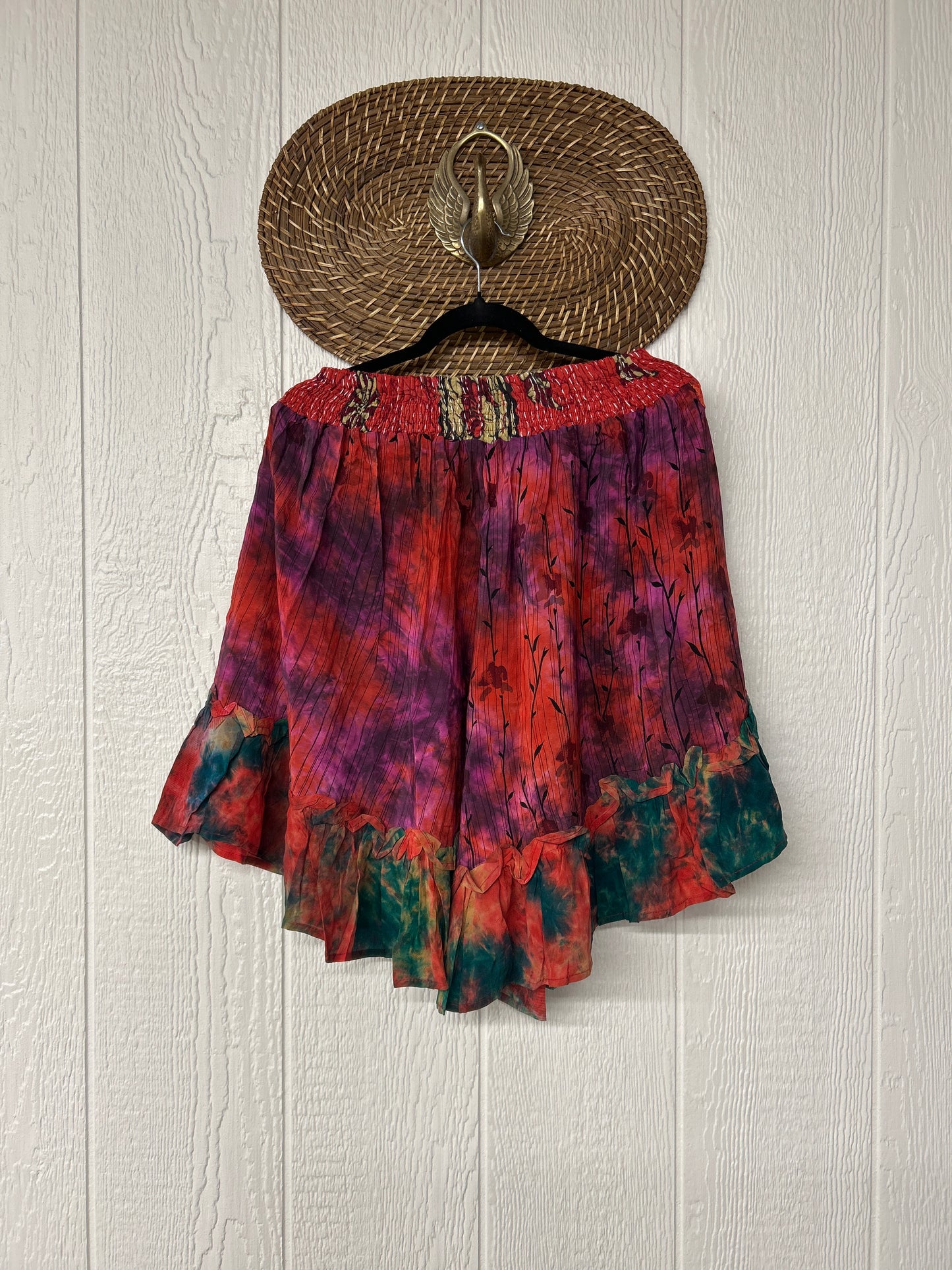 Crepe Sari Lover Cropped Culottes 0726 019