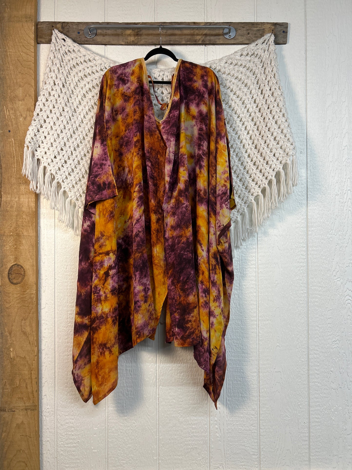 Crepe Sari Orchid Kimono 0626 232