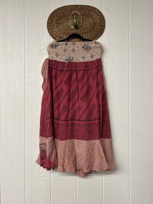 Crepe Sari Inner Peace Wrap Skirt 0626 083