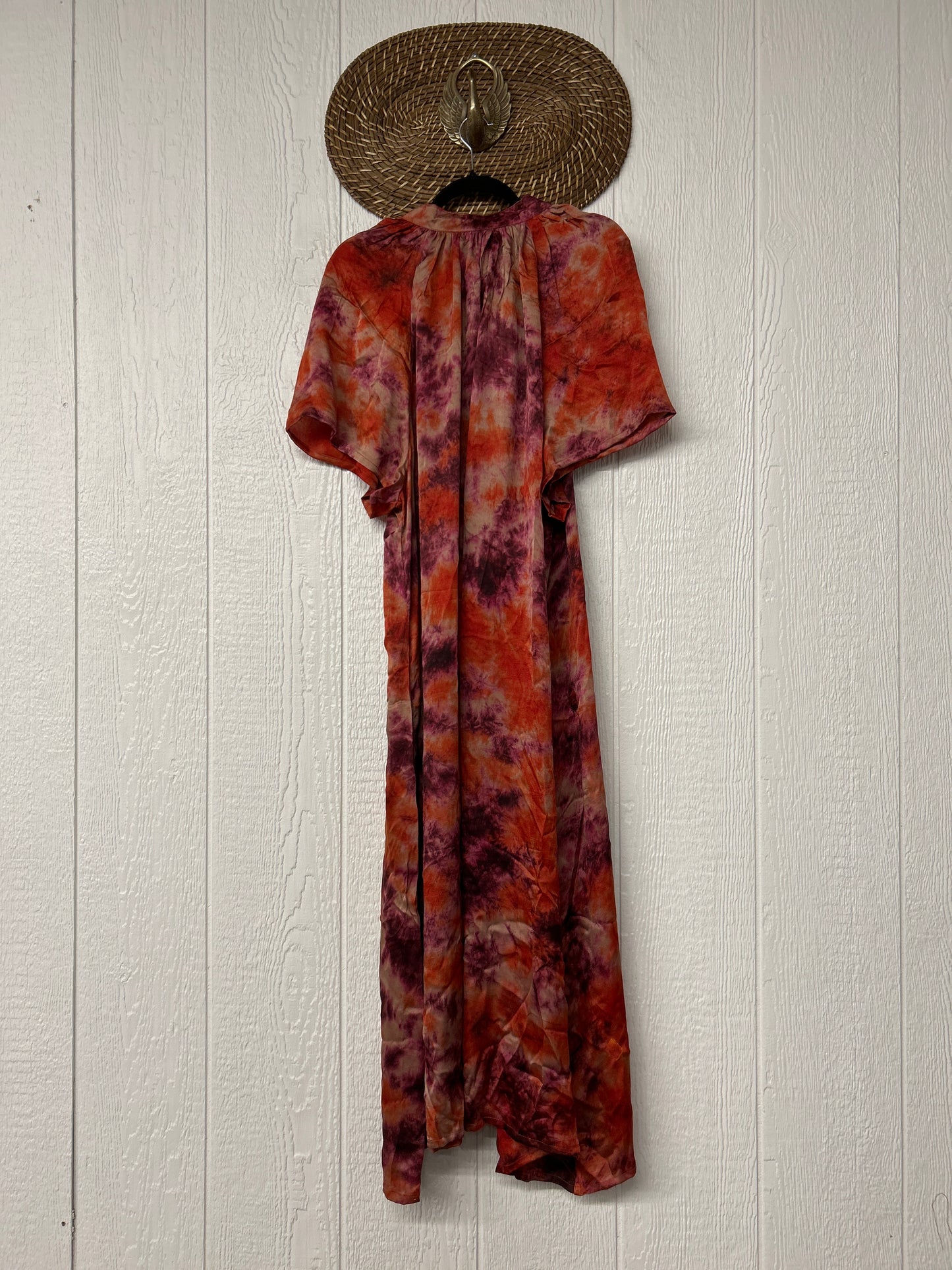 Crepe Sari Summer Woodstock Duster 0626 251