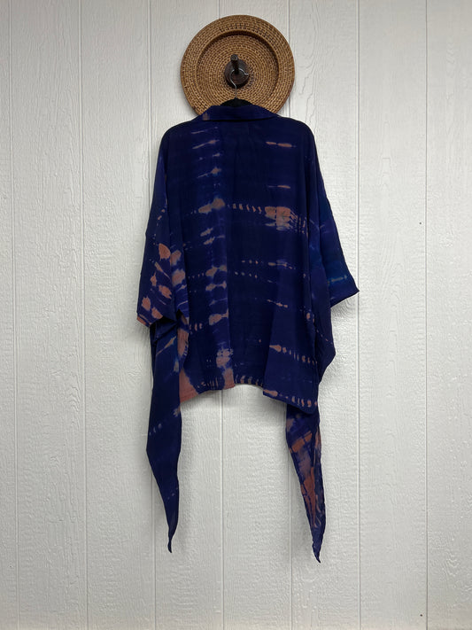 Crepe Sari Summer Nirvana Button Down 0626 262