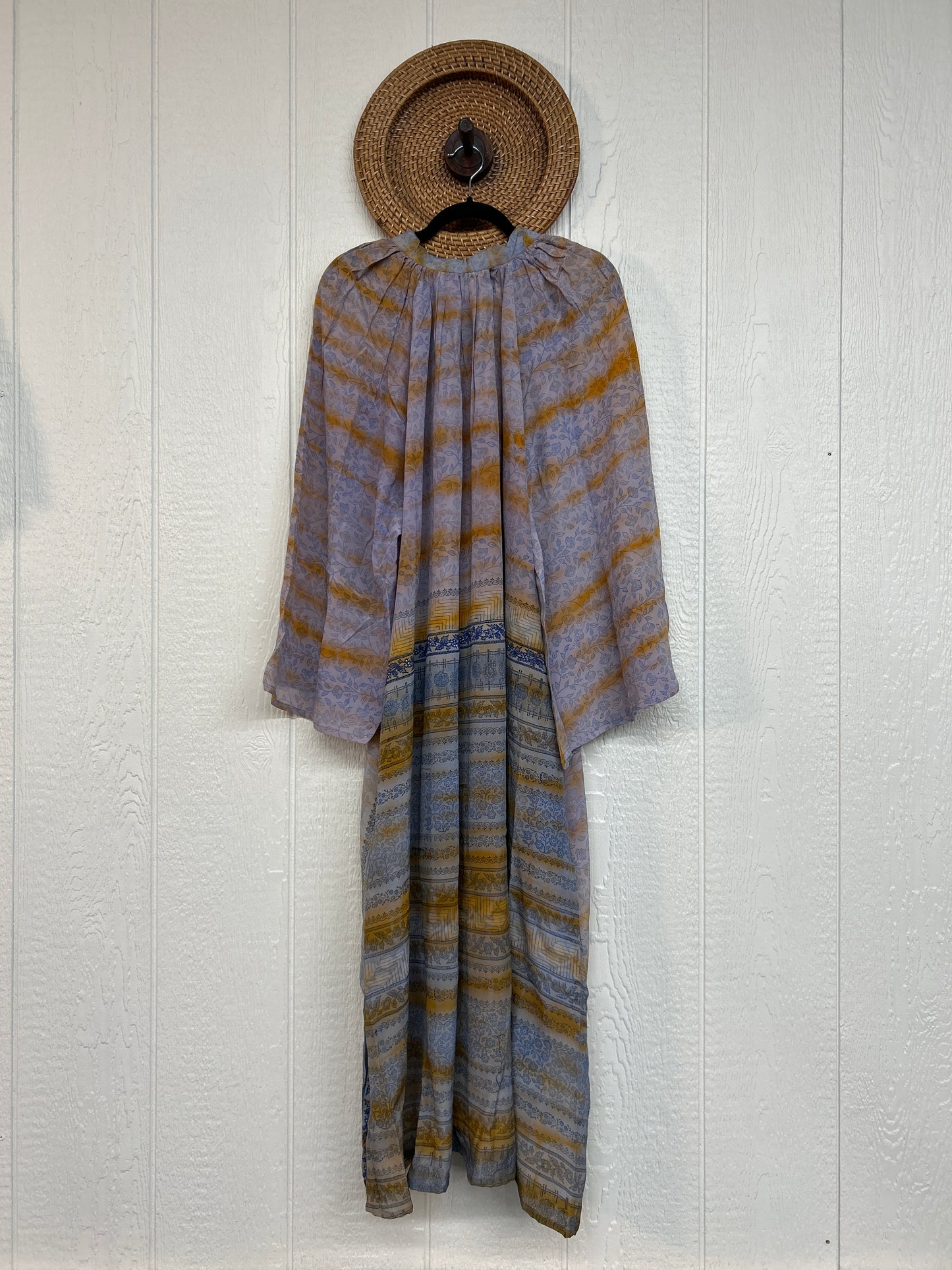 Crepe Sari Woodstock Duster Dress 0226 208