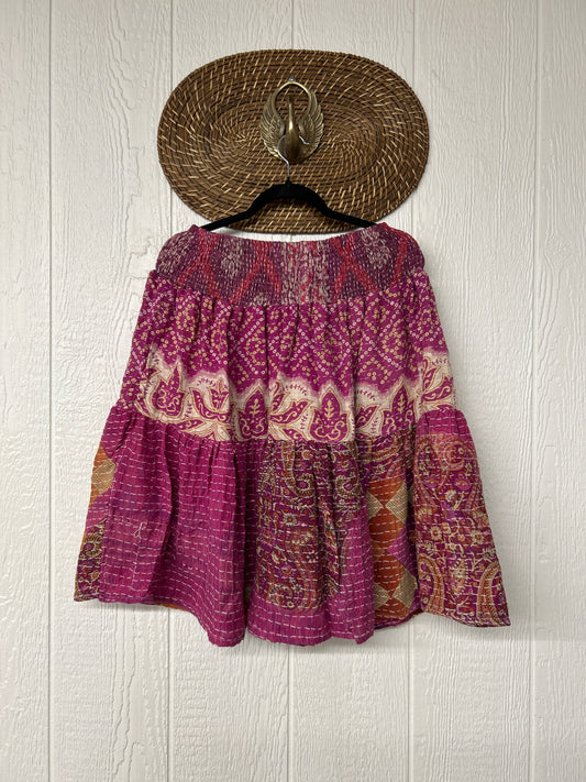 Pareo Kantha Meadow Skirt 0826 020