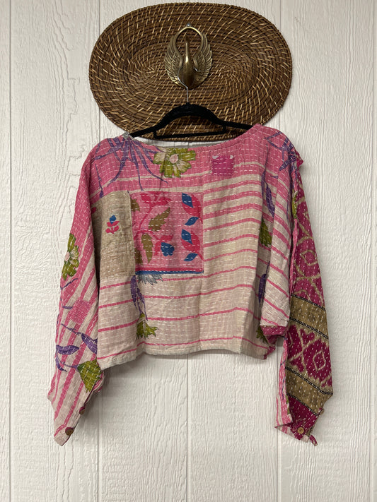 Pareo Kantha In Bloom Cropped Pullover 0326 247