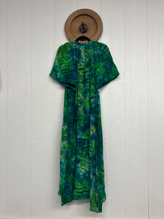 Crepe Sari Summer Woodstock Duster 0626 083