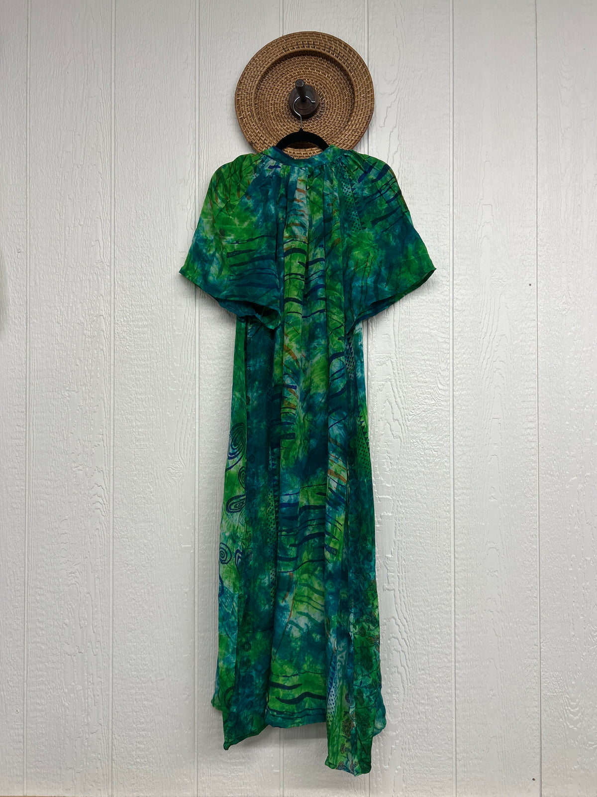 Crepe Sari Summer Woodstock Duster 0626 083