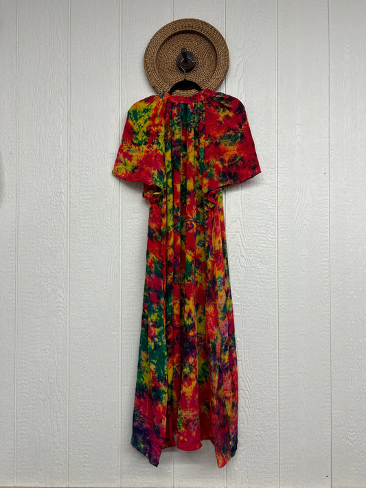 Crepe Sari Summer Woodstock Duster 0626 079
