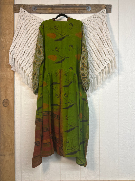 Crepe Sari Evermore Kimono 0326 027