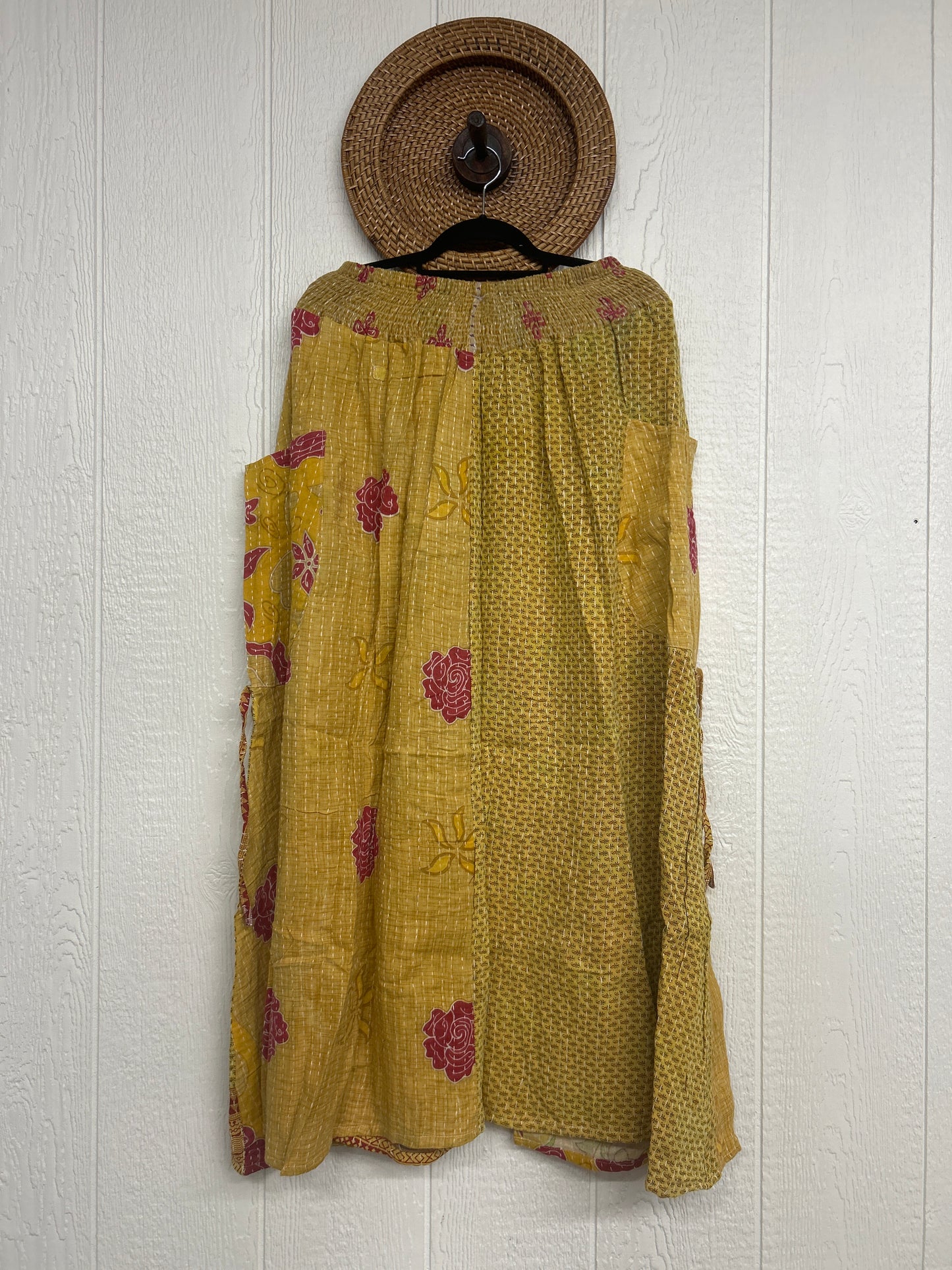 Pareo Kantha Butterfly Cargo Skirt 0426 261
