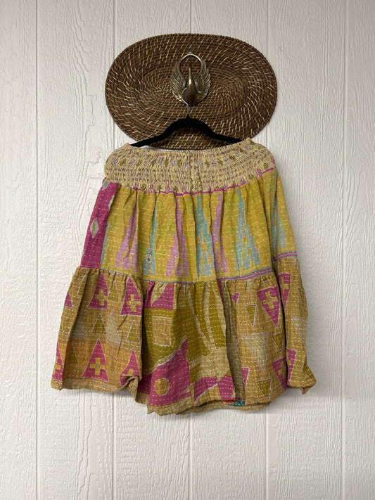 Pareo Kantha Meadow Skirt 0826 147