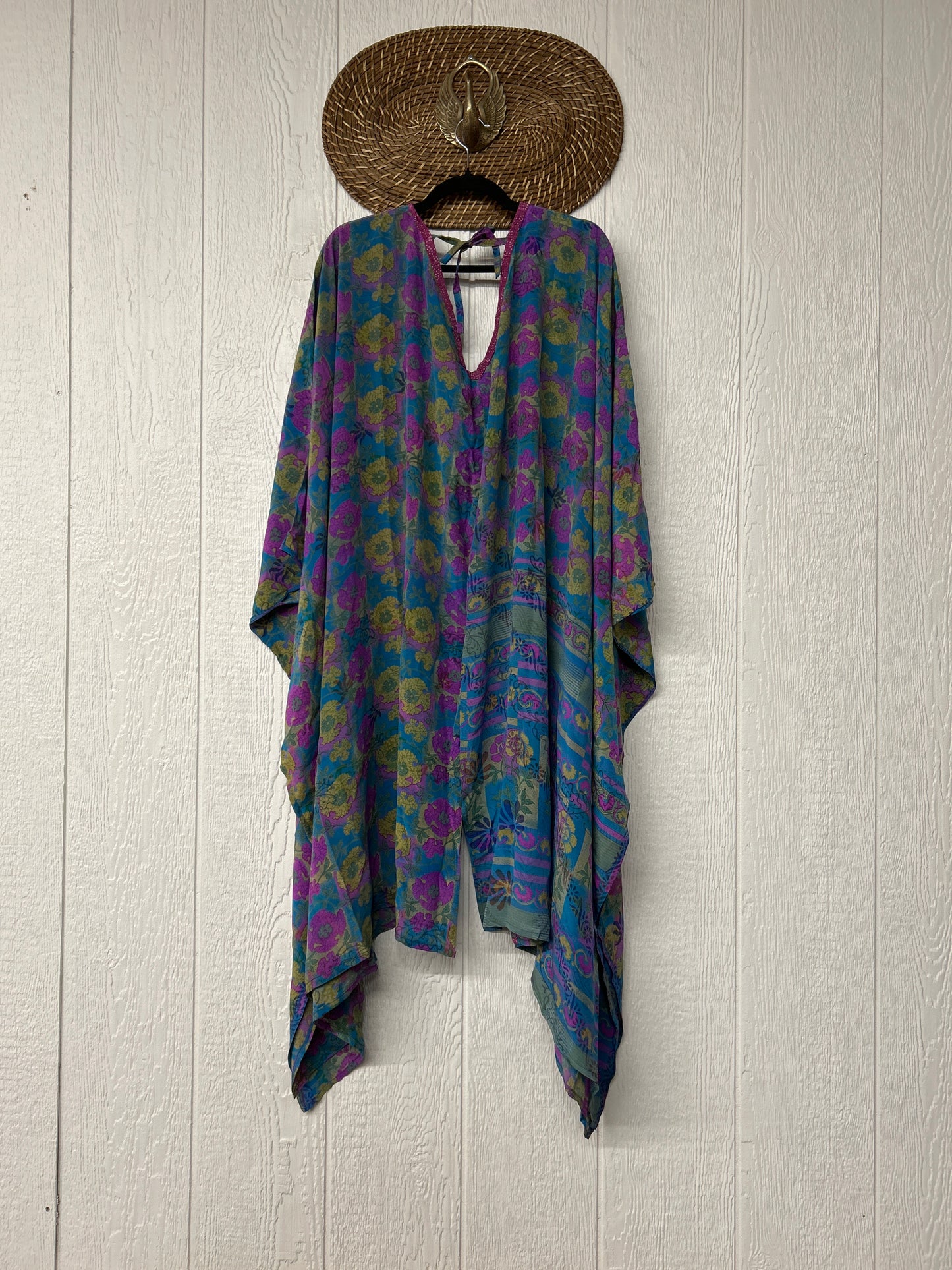 Crepe Sari Orchid Kimono 0626 115