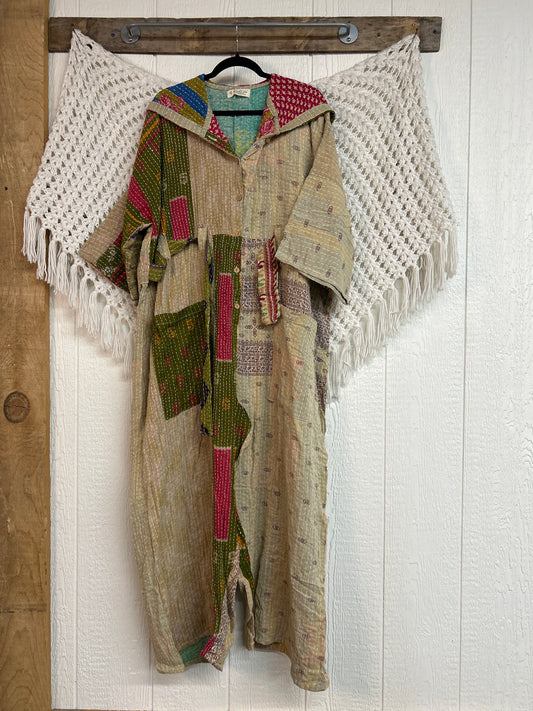 Kantha Zen Hoodie Jumpsuit 0925 243