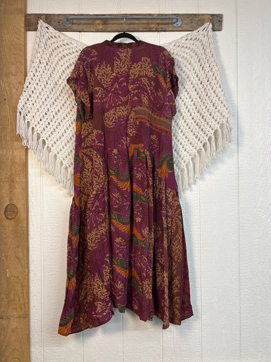 Crepe Sari Summer Evermore Kimono 0726 196